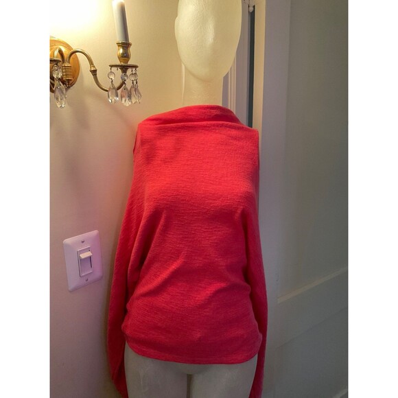 Free People Skyline Thermal XS Retails $168 Coral - Picture 1 of 8